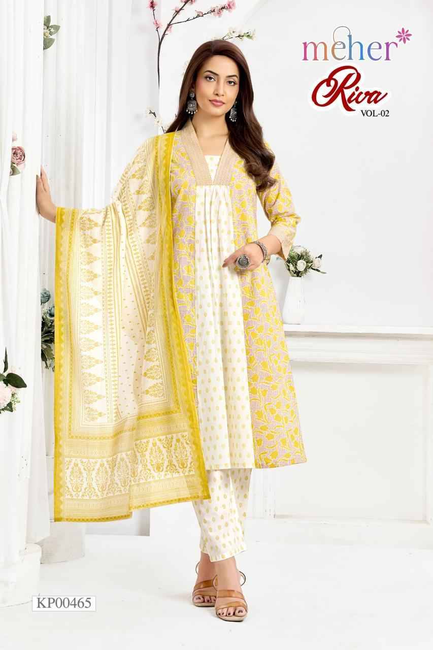 RIVA VOL. 2 By Meher 463 To 468 Series Stylish Fancy Colorful party weat dresses At Wholesale Price
